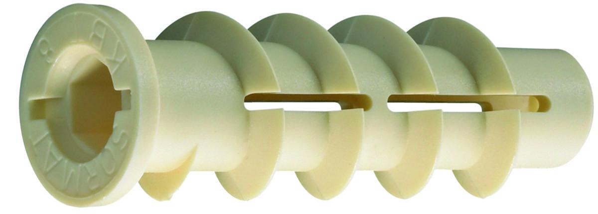 Lättbetongplugg Sormat KBT - LÄTTBETONGPLUGG SORMAT KBT 8 12X60 NYLON 5/FRP