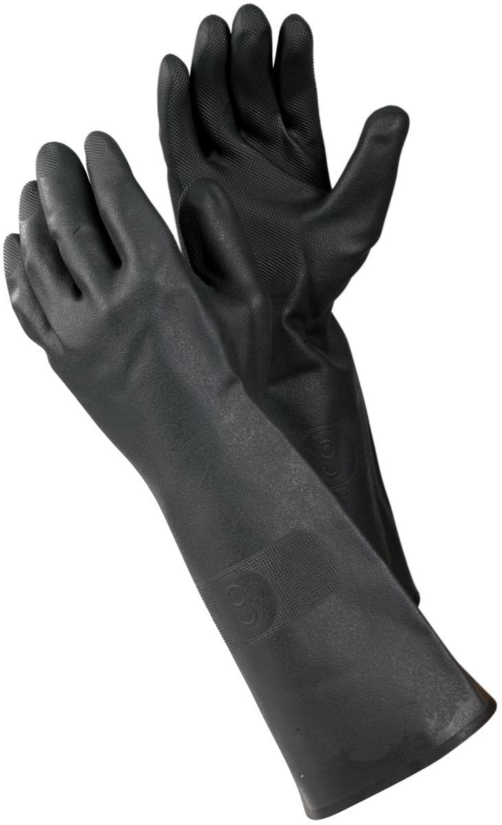 Kemskyddshandske Tegera 241 - HANDSKE TEGERA 241 SVART LATEX/NEOPREN STL 10