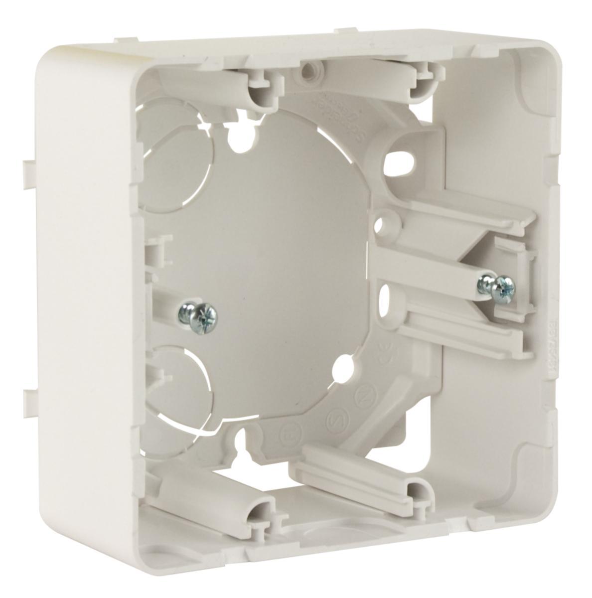Förhöjningsram för dimmer, Exxact, Schneider - FÖRHÖJNINGSRAM 1 FACK 35MM EXXACT VIT BLISTER
