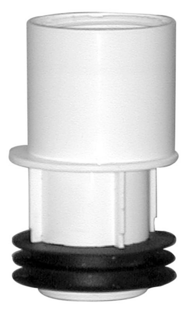 Övergångsrör för utloppsrör, Faluplast - 40X50 ÖVERGÅNG MUFF/PVC/PP SLÄTÄNDE VIT FP 73510
