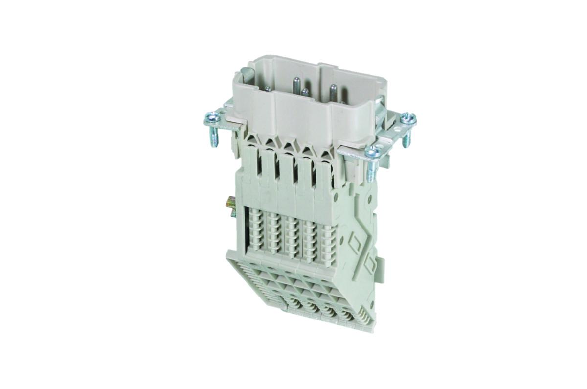 Plintadapter, Revos Basic , 500V/16A - PLINTADAPTER HONA 10-POL SKRUV 70.100.1053.3