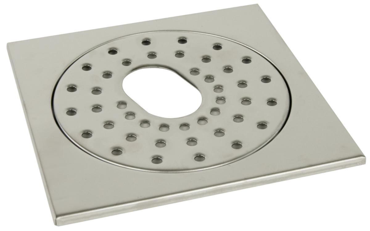 Klinkerram till golvbrunn, rostfri - KLINKERRAM 200X200MM RF MED URTAG FÖR GOLVBRUNN