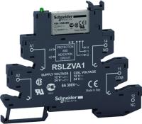 Interfacerelä RSL 6,2 mm med sockel