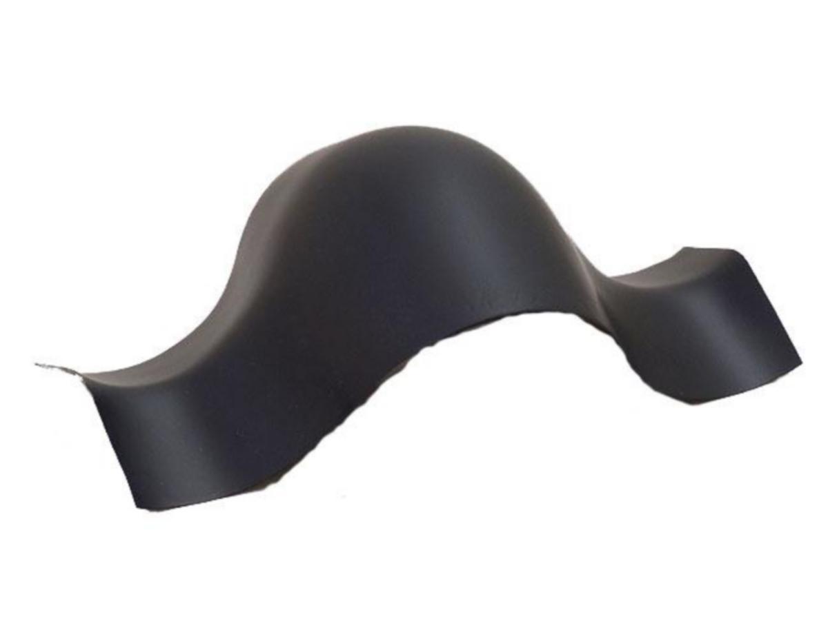 Plastböj Danmat 90°, Svart isolertjocklek 100mm - PLASTBÖJ 414 MM SVART 90 GR 219/100-414