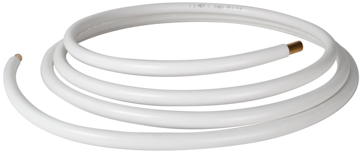 Plastisolerade kopparrör, 25 m ring - KOPPARRÖR 12X1.0 25M RING PLASTISOLERADE