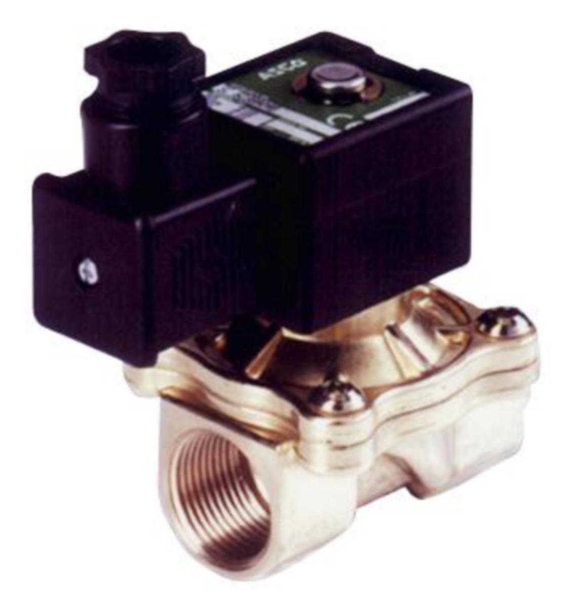 Magnetventil Asco serie 238, mjukstängande 24V, OEM Automatic - DN15 ASCO MAGNETVENTIL STRÖML. STÄNGD 24VDC DIR.VERK. 0-10BAR