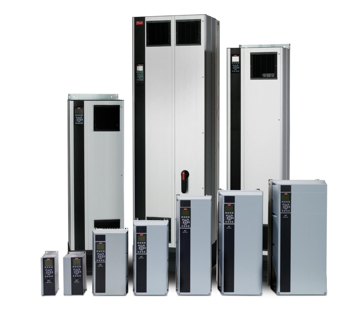 Frekvensomformare VLT® HVAC DRIVE FC-102 IP 55 Filter H3 - FREKV.OMV HVAC 2,2KW 5,6A FC-102 131X2785