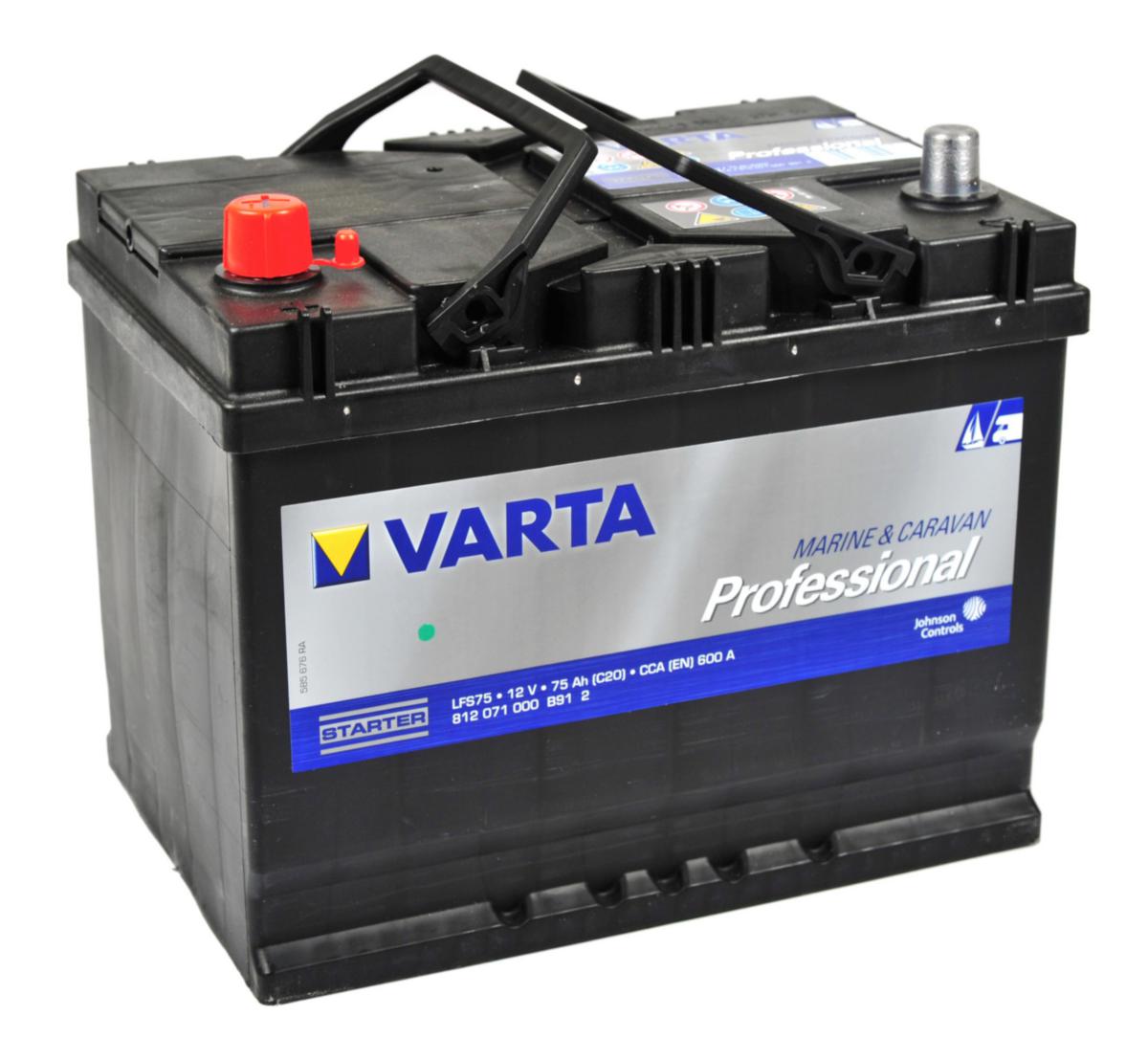 Fritidsbatteri, Varta - FRITIDSBATTERI 12V/75AH 