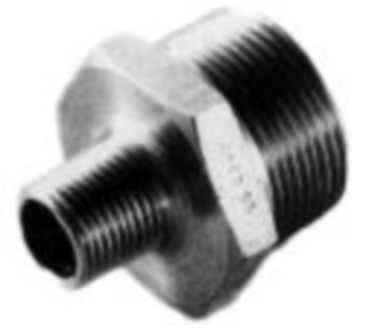Förminskningsnippel rostfria, R-209, EN 1.4404 - 8X6 FÖRMINSKN.NIPPEL R-209 316/316L