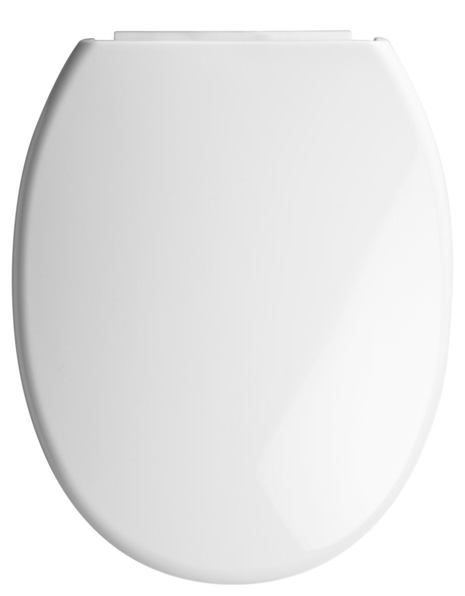 WC-sits, mjuksits SoftClose, universal, ställbart avstånd, Duraform - WC-SITS DURAFORM VIT PP SOFT CLOSE UNIVERSAL 837.20