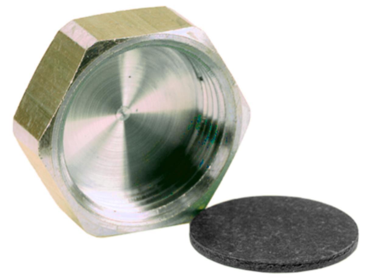 Lock av metall, inv gg med packning - LOCK MED PACKNING R15 MÄSSING