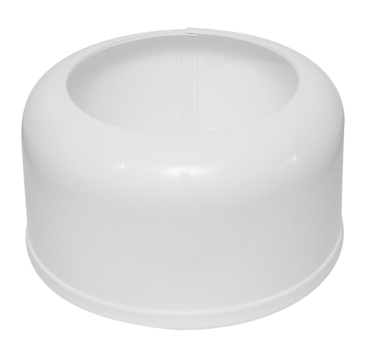 Golvhuv av plast för WC, öppningsbar, PVC-rörsanslutning - GOLVHUV FÖR WC&PVC-RÖR VIT 110MM ABS