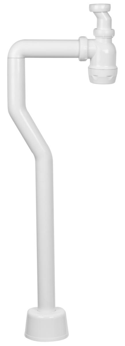 Vattenlås av plast, S-böj, för 40 mm:s rör - VATTENLÅS SATS S-BÖJ VIT 32X40MM ABS