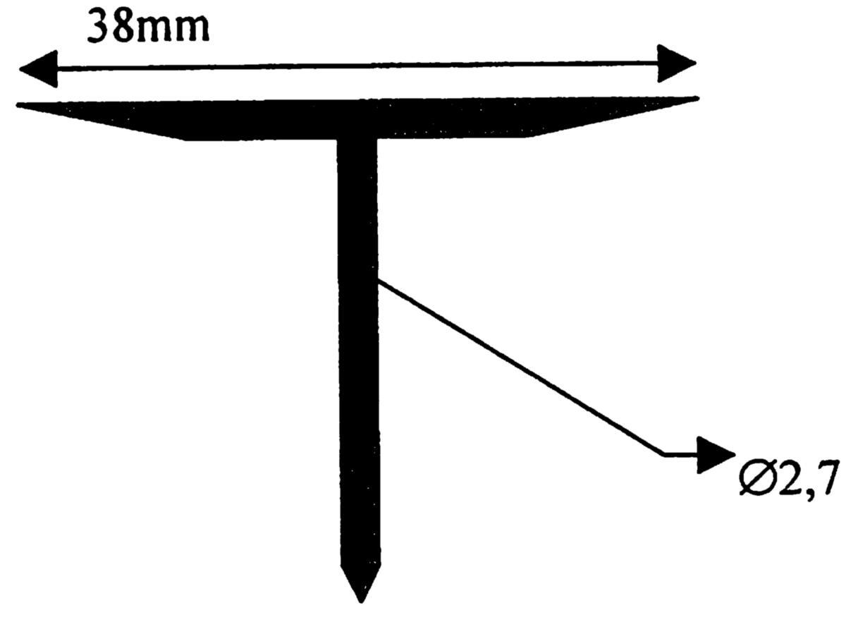 Isolerstift CDF, Climatech - SVETSSPIK CDF4-PAP-28 CUP 1000ST. 28X2.7MM. KOPP