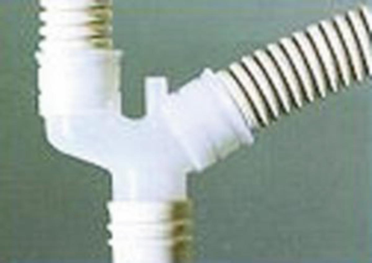 T-koppling med uttag för t.ex. kondensvattenpumpslang - T-KOPPLING RY FÖR 20 MM SLANG .