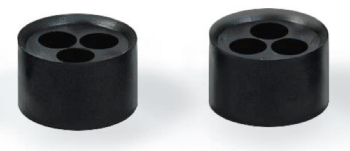 Flerhålspackningar för "Perfect" förskruvning,Metrisk - FLERHÅLSPACKNING RUTAB M20 WJ-DM IP65 SVART M20/4X5MM