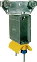 Kabelintagarvagn för C-profilskena 30x32mm. För plattkabel