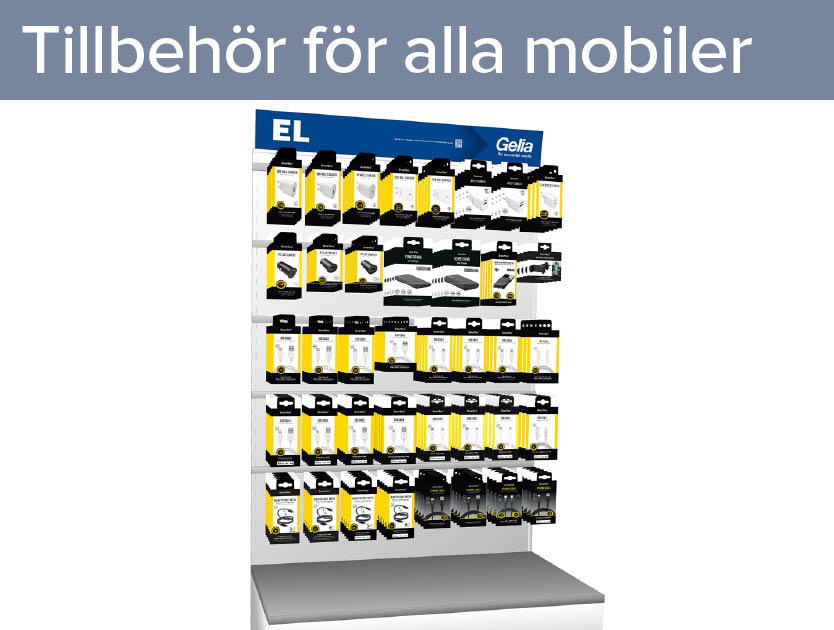 Butikskoncept mobiltillbehör