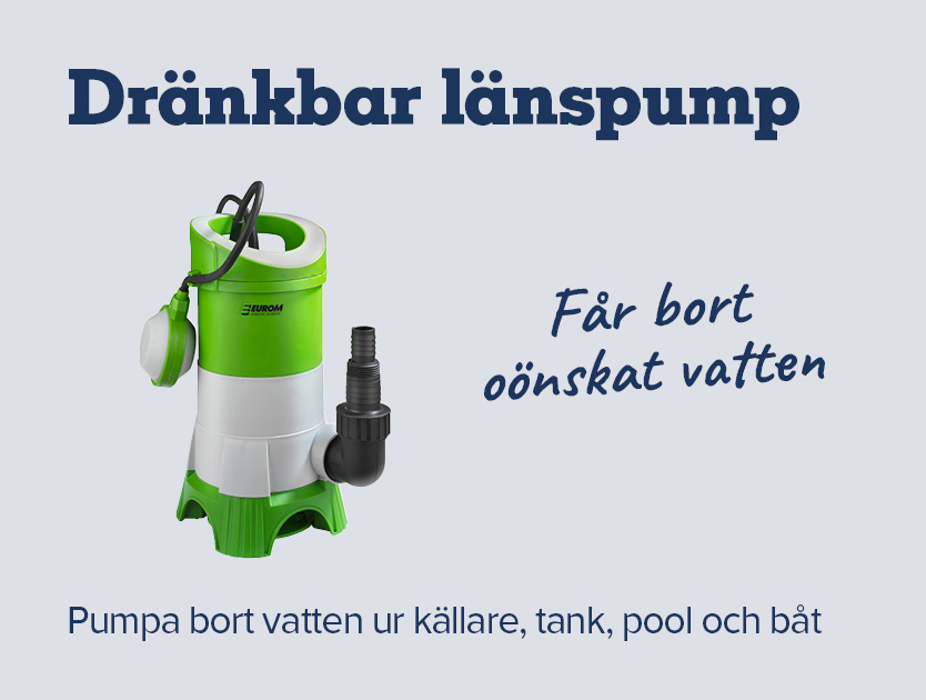 Dränkbar länspump