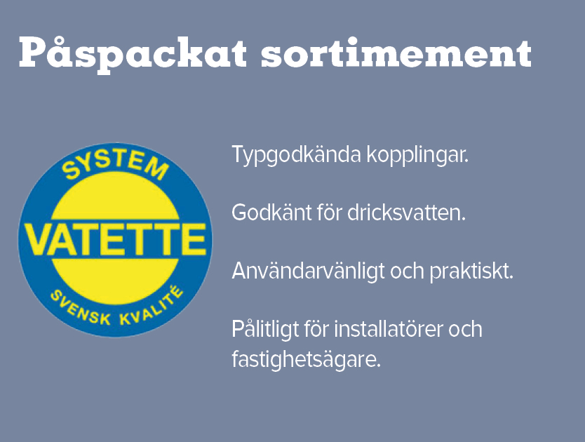 Fördelar med Vatette rörkopplingar