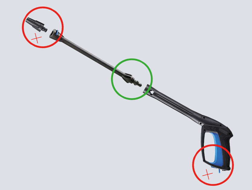 Högtryckstvätt adapter