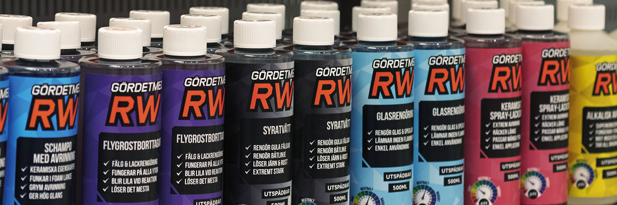 Bilvårdsprodukter GörDetMedRW