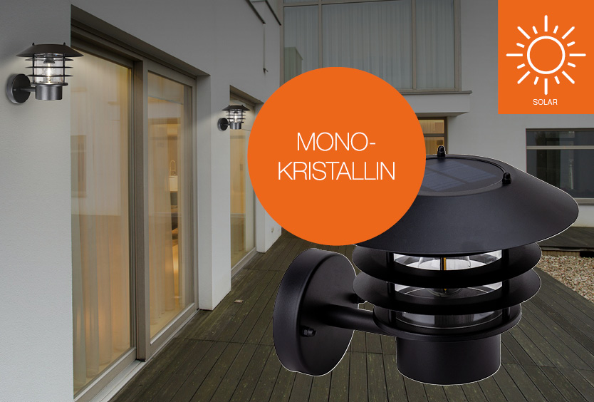 Solcellsbelysning Light 4 Home med monokristallinpaneler